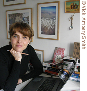 Rachel working on book